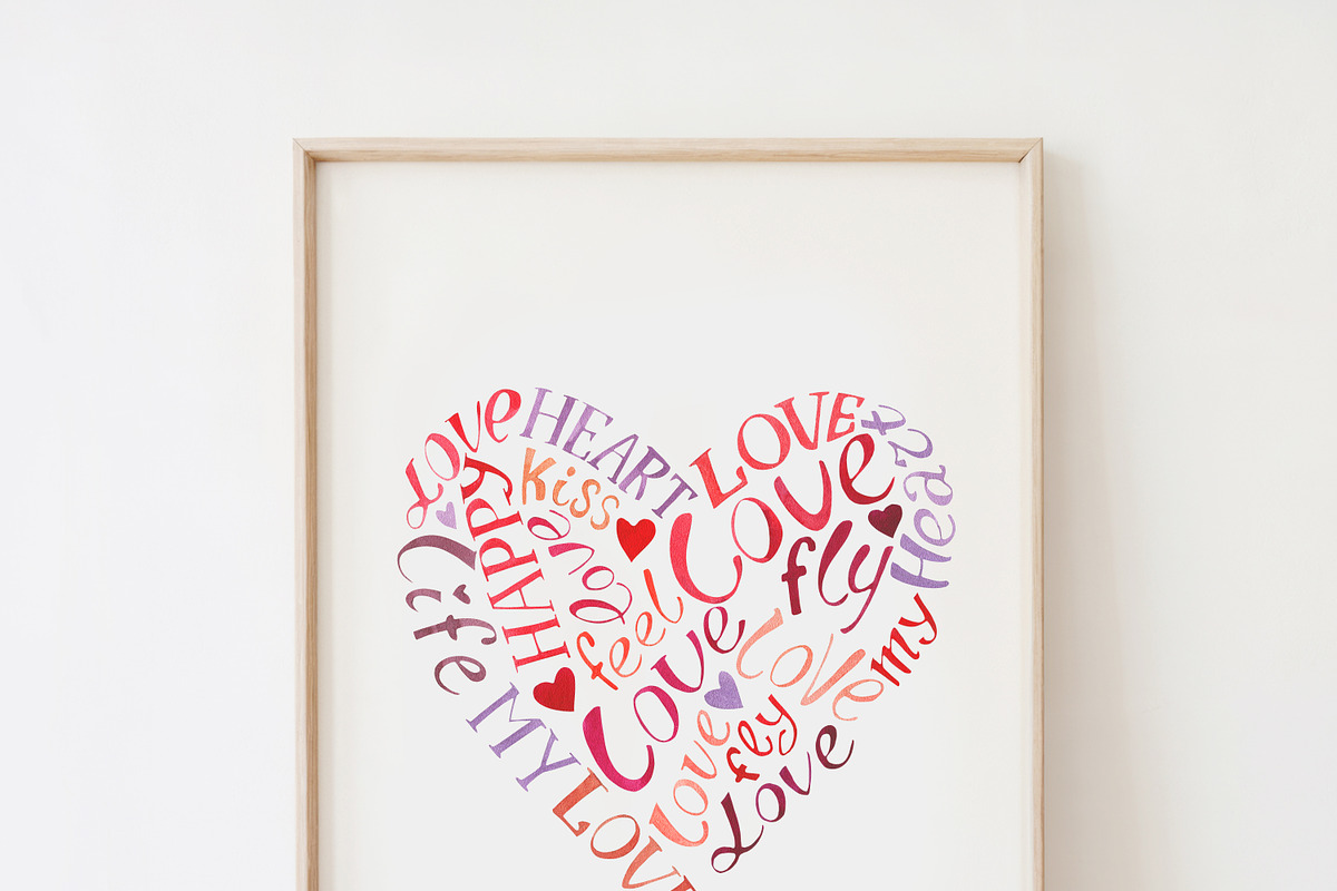 Watercolor Valentine Day Clipart PNG, a Seasonal Illustration by PatternPalette (Photo 4 of 7)