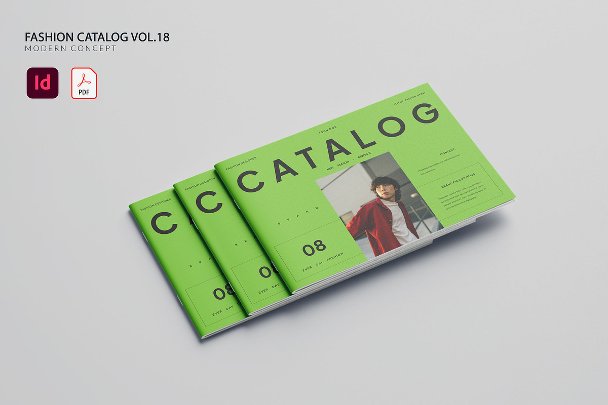 Fashion Catalog Vol.18, a Brochure Template by Bewalrus Studio (Photo 1 of 11)