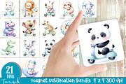 watercolor nursery clipart bundle, an Object Graphic by TanuschArts (Thumbnail 12 of 17)