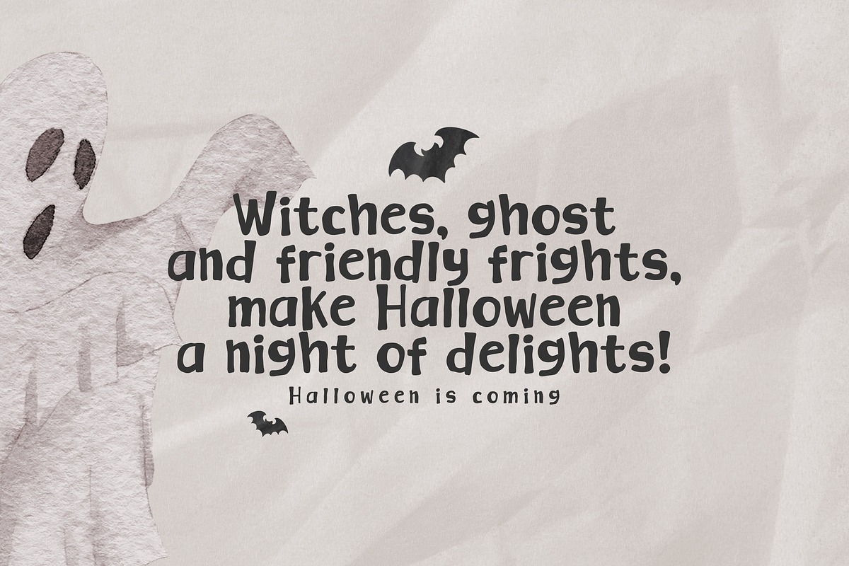 Batter Spooky, a Sans Serif Font by khurasan (Photo 2 of 5)