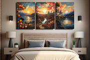 Landscape Painting Art 01. Wall Art., a Decorative Illustration by KENO Mascots (Thumbnail 6 of 8)