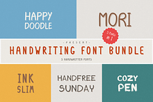 Handwritten Classroom Font bundle