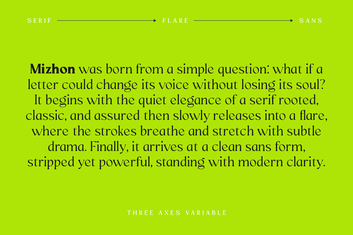 Mizhon | 36 Fonts, a Serif Font by Skinny Type (Photo 3 of 15)