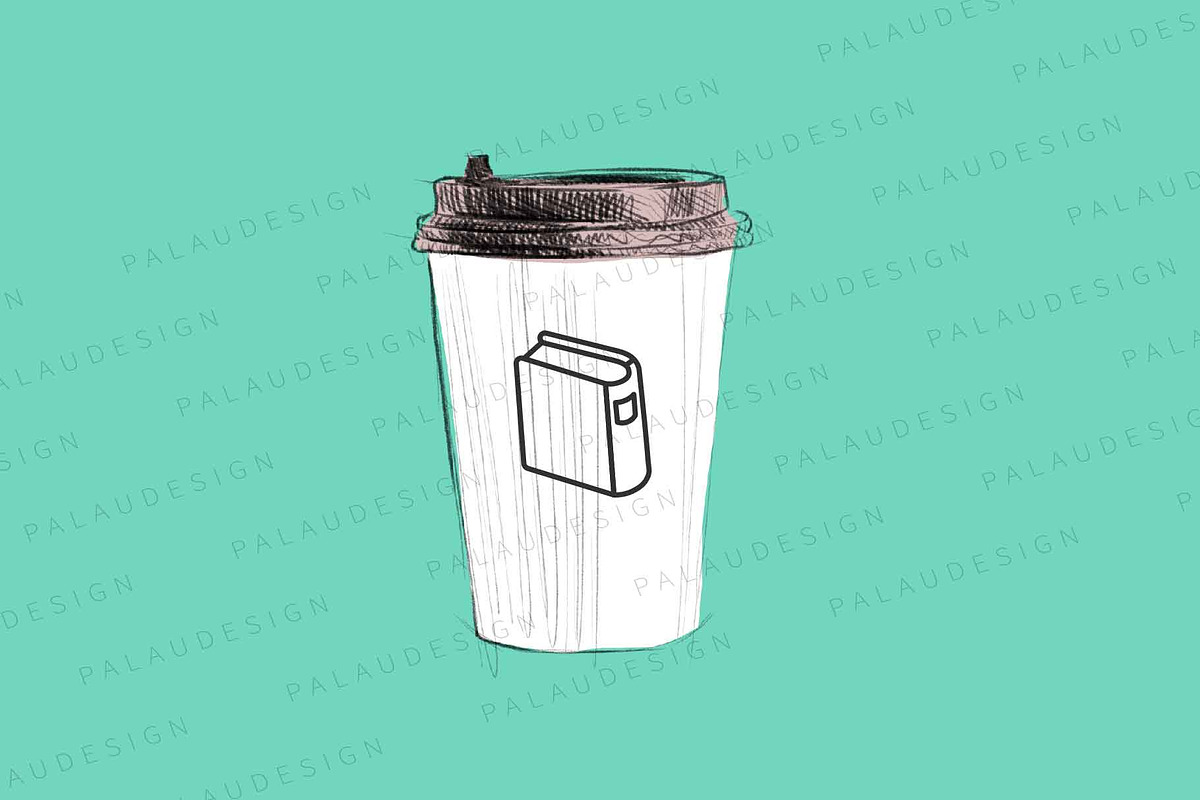 Books Outline Cute Illustrations, an Education Illustration by Palau (Photo 5 of 12)