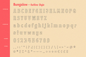 Bungalow - Display Font