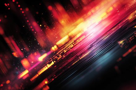 Abstract Red Orange Digital Lines Li, a Background Photo by Pixeness