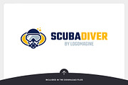 Scuba Diver Logo Template, a Branding & Logo Template by LOGOMAGINE (Thumbnail 13 of 16)
