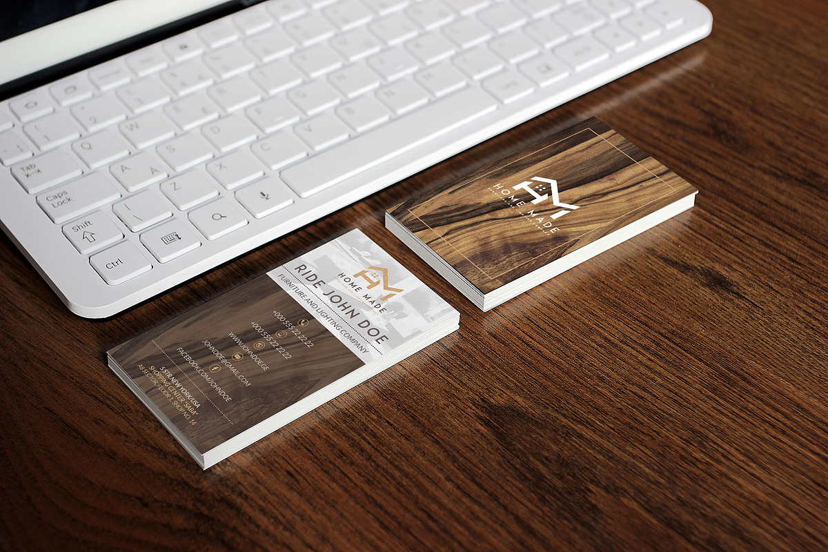 Wooden Business Card, a Business Card Template by Nikolozgraphic (Photo 6 of 6)