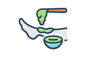 Waxing wax color icon, a Duotone Icon by Creative priyanka