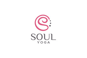 abstract letter s yoga logo design, an Illustration by boriman05