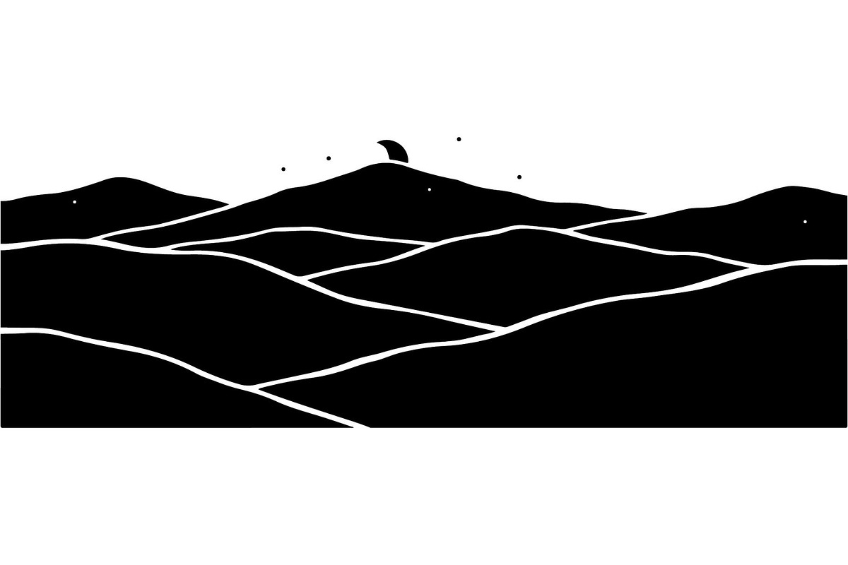 Abstract Landscape Silhouette, an Object Graphic by Designer_Momina (Photo 14 of 20)