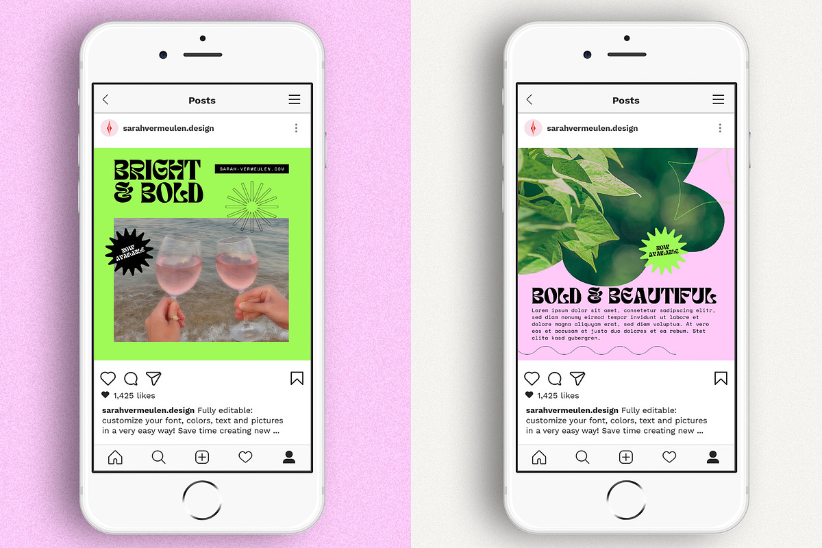 Instagram Social Media CANVA Y2K, a Social Media Template by Vermeulen Design Studio (Photo 3 of 5)