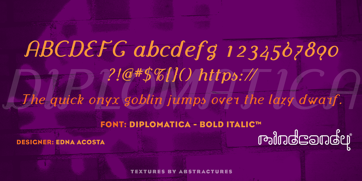 Diplomatica™, a Sans Serif Font by MINDCANDY (Photo 4 of 6)
