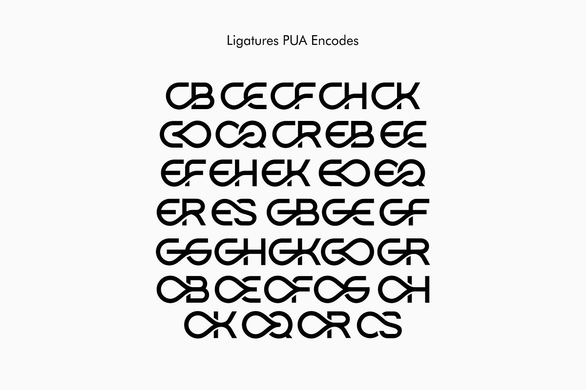 Oqygen - Futuristic Font Logo Brand, a Sans Serif Font by WhymoreArt (Photo 10 of 11)