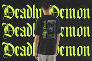 Bageshron Blackletter Font Family, a Blackletter Font by Enxyclo Studio (Thumbnail 7 of 27)