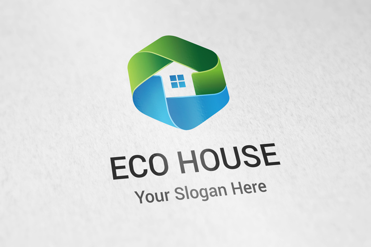 Eco House Logo, a Branding & Logo Template by aykutfiliz (Photo 1 of 3)