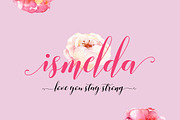 Ismelda Script, a Script Font by Areatype (Thumbnail 6 of 6)