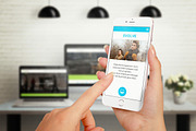 iPhone 6S Plus Office Mockup, an iPhone Mockup by RSplaneta (Thumbnail 6 of 6)