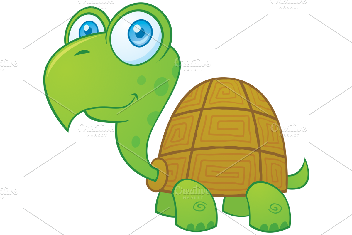 Turtle Cartoon Character, an Illustration by Schwegel Illustration