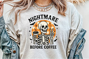 Skeleton Retro Halloween Coffee Fall, an Illustration by Sublimation Artist (Thumbnail 9 of 9)