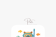 26 Capybara Clipart PNG, an Animal Illustration by Pati Charm Studio (Thumbnail 6 of 8)
