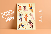 Beach body, a Person Illustration by land art (Thumbnail 1 of 6)