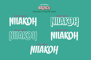 Broleh - Movie Display Font