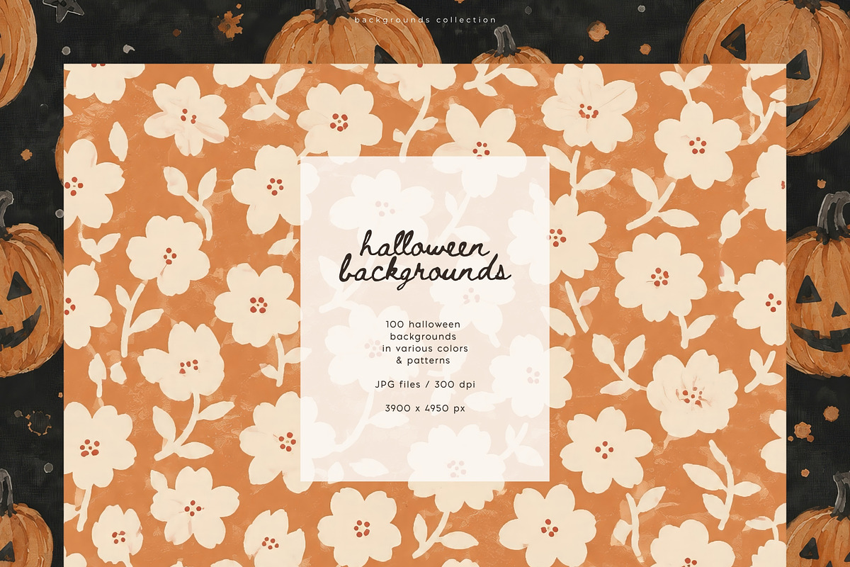 100 Halloween Backgrounds, a Background Graphic by PeDe Designs (Photo 6 of 19)