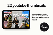 Youtube Thumbnail Canva Template, a Social Media Template by BeautyBarStudios (Thumbnail 2 of 5)