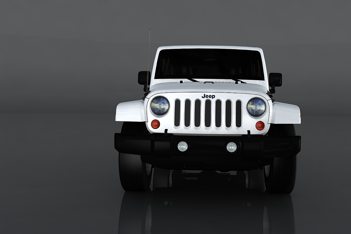 Jeep Wrangler Rubicon, a Cars & Vehicle 3D Model by valtriiu (Photo 2 of 12)