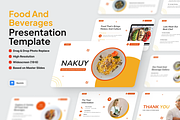 Nakuy - Food And Beverages Keynote, a Presentation Template by SquidPixey (Thumbnail 1 of 6)