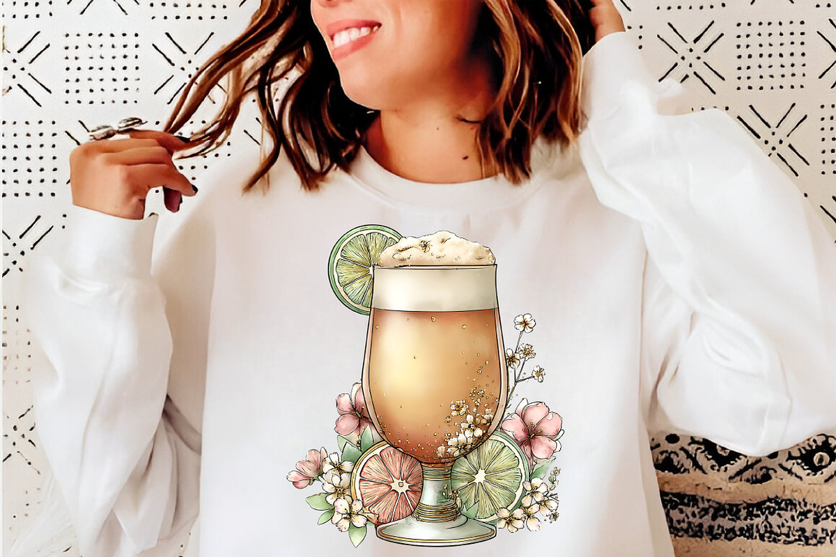 Watercolor Summer Beer Clipart, an Illustration by SinaCreation (Photo 5 of 9)