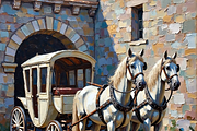 Royal Carriages, Horse Carriages, a Transportation Illustration by PLUM&FIGS (Thumbnail 17 of 21)