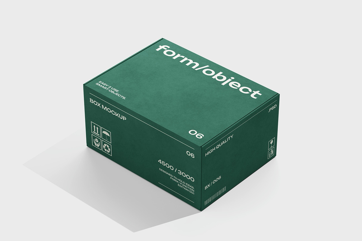 Rectangular Box Mockup, a Packaging Mockup by Design Squad