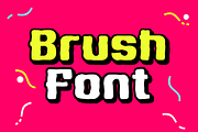 Gumble Playful Brush, a Handwritten Font by QR Design Studio (Thumbnail 2 of 9)