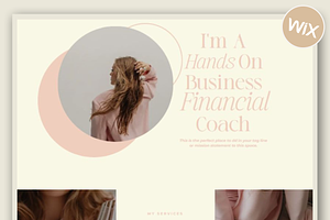 Website For Coaches | Wix Website, a Wix Template by Turia Avenue