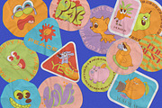 Retro Vibe Stickers, an Emoji Icon by nadispasibenko (Thumbnail 8 of 15)
