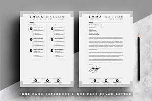 Resume Template 4 Pages Pack