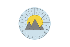 Geometric Mountain Burst