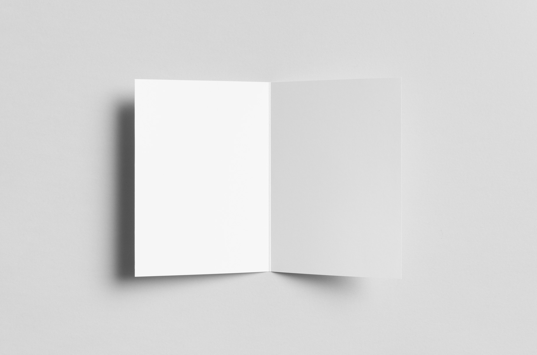 A6 bifold brochure mockup JPEG, an Abstract Photo by Shablon
