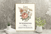 Set Seamless Flowers Roses Hibiscus, a Pattern Graphic by Vintage (Thumbnail 11 of 13)