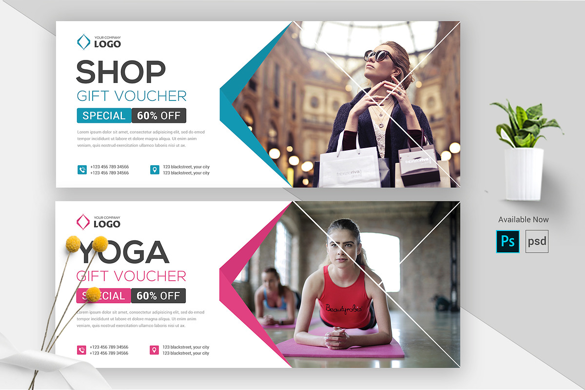 Multipurpose Gift Voucher Template, a Templates & Theme by ARP Creation (Photo 1 of 8)