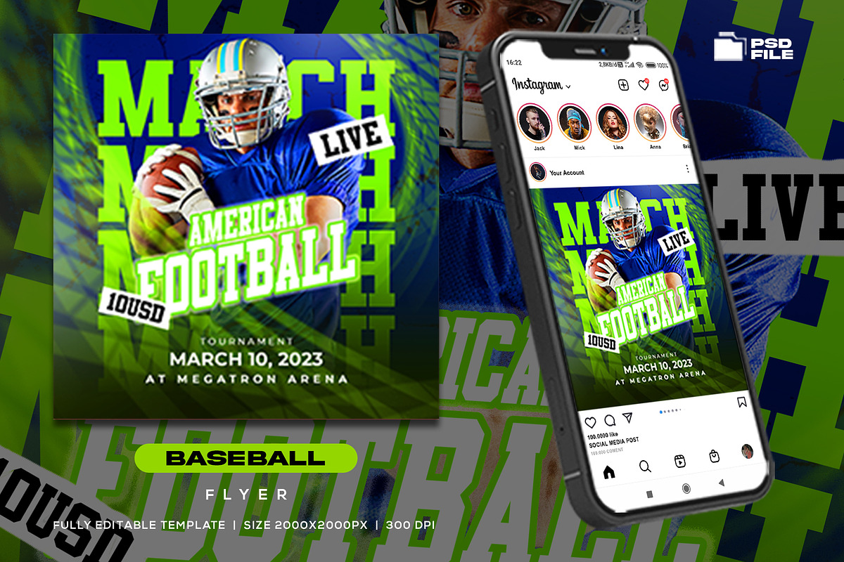 Baseball Flyer Template, a Print Template by Rmbimo