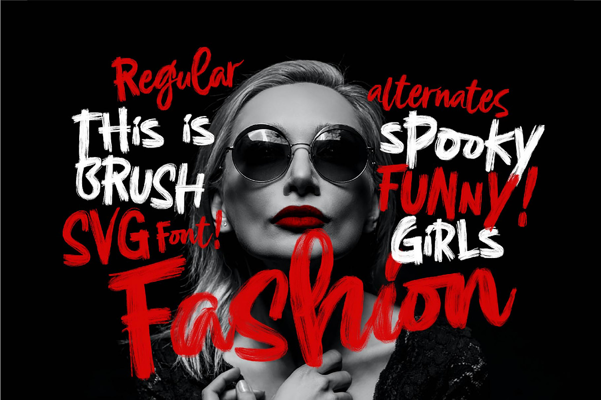 FRELLOE - SVG FONT, a Font by Olexstudio (Photo 2 of 8)