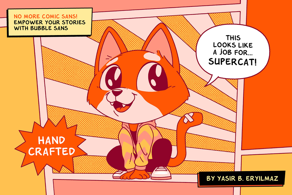 Bubble Sans - Comic Book Font preview 2