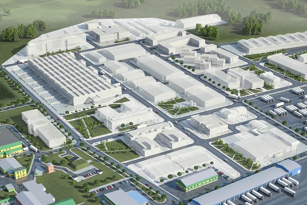 Industrial factory warehouse complex, an Architecture 3D Model by 3DNUTS (Photo 4 of 17)