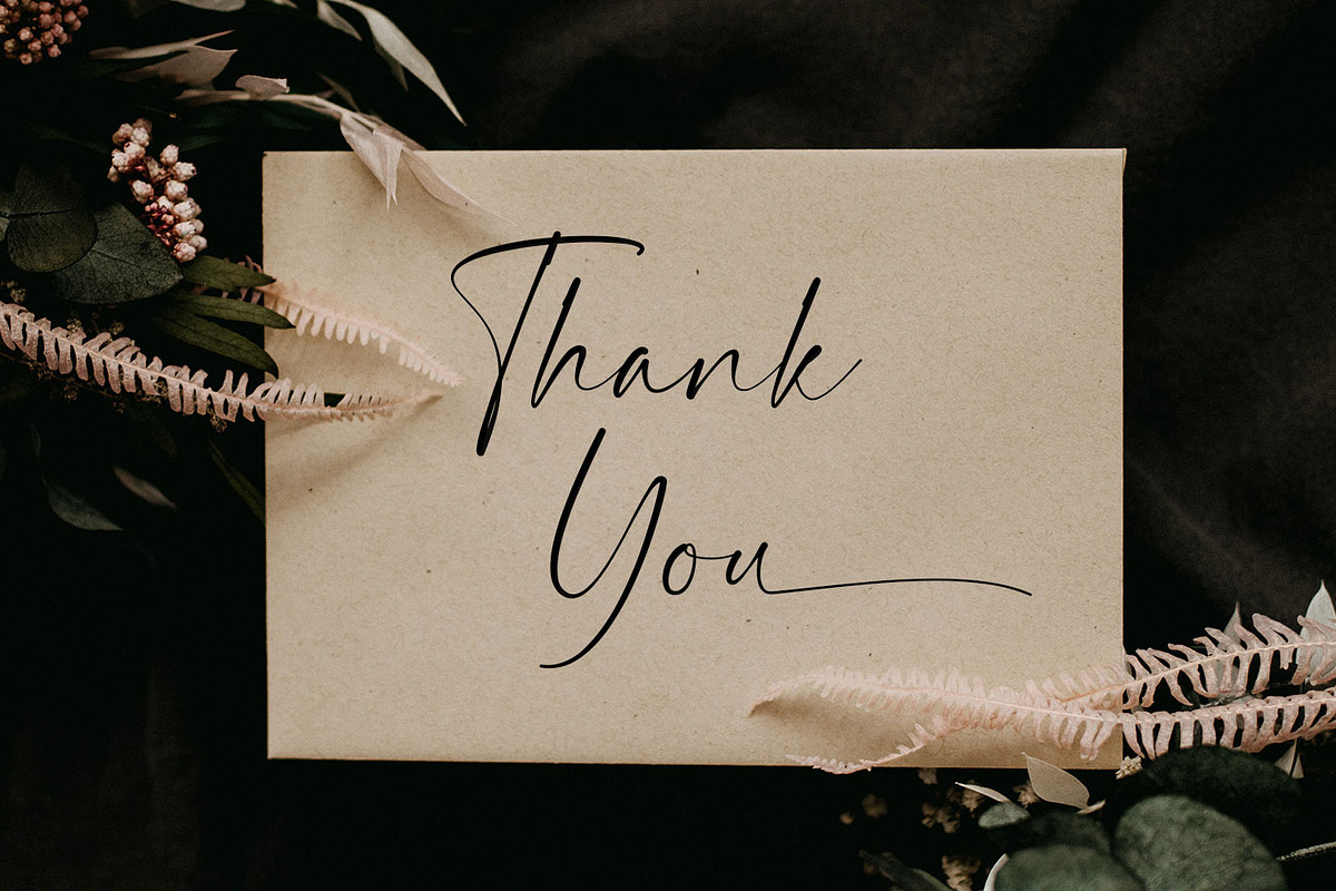 Jherlitha - Signature Font, a Script Font by BumbleGraph Studio (Photo 15 of 15)