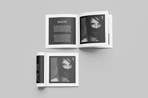 Square Brochure / Catalogue Mockup