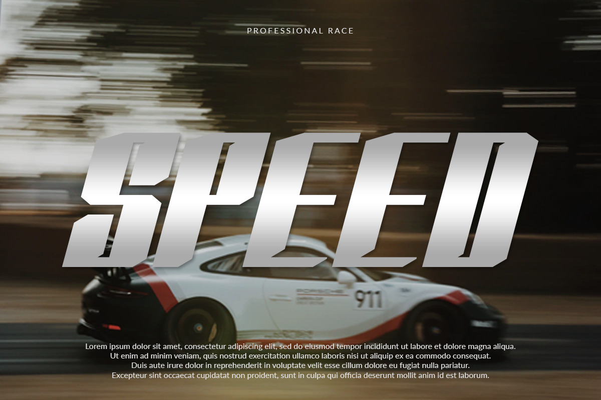 RIDE AND RACE, a Serif Font by BringTypeStudio (Photo 6 of 6)