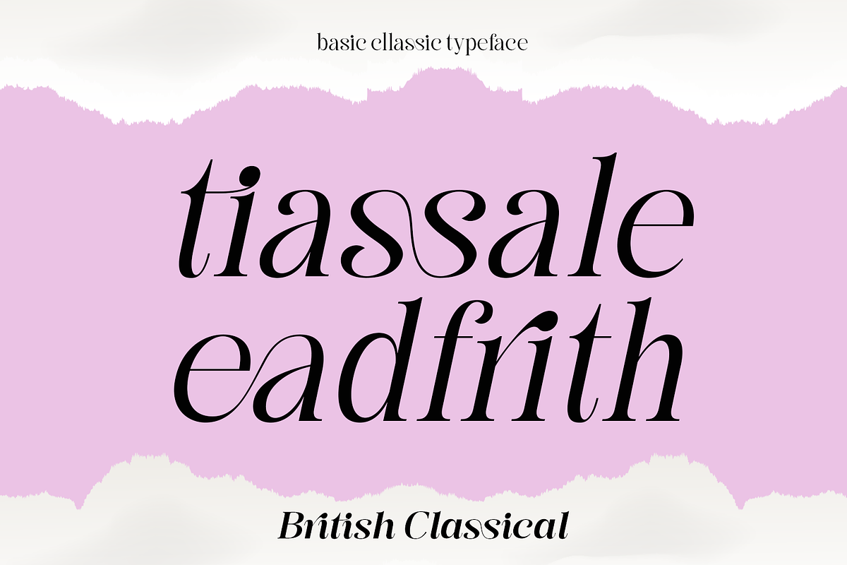 British Classical - Display Serif, a Serif Font by TypeClassHeroes (Photo 6 of 15)